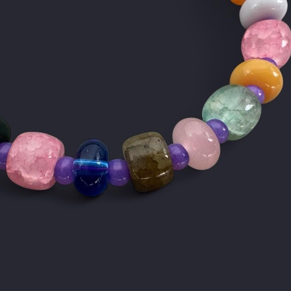Multicolor Glass Bead Bracelet - Picture 5 of 5